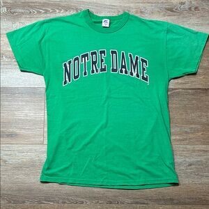 Russell Athletic Green Notre Dame Tee